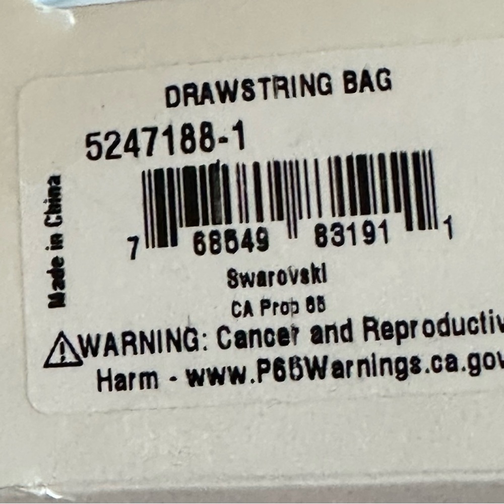 Swarovski Drawstring Bag - Picture 4 of 6